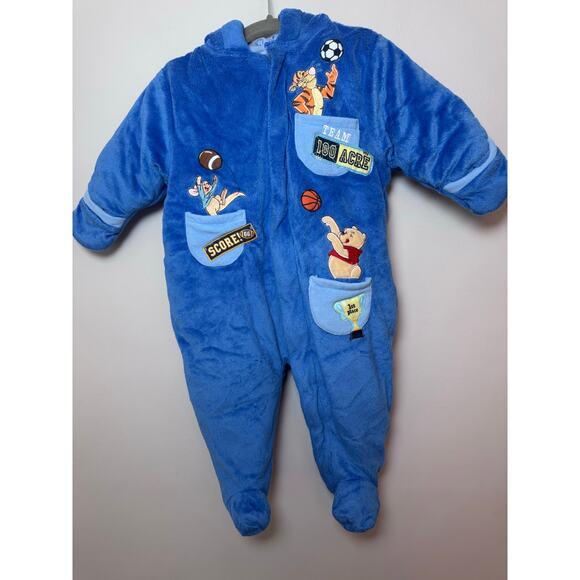 Disney Winnie the Pooh vintage baby bunting size 6-9 months - Picture 13 of 15